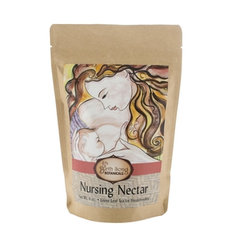 Birth Song Botanicals Organic Nursing Nectar Breastfeeding Tea, Herbal Lactation Supplement, 40 Count