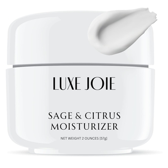 Sage and Citrus Moisturizer 2 oz Natural Face Cream Oil Free Skin Types Normal, Oily, Combination, Acne Prone Anti-Wrinkle Tighten Lift