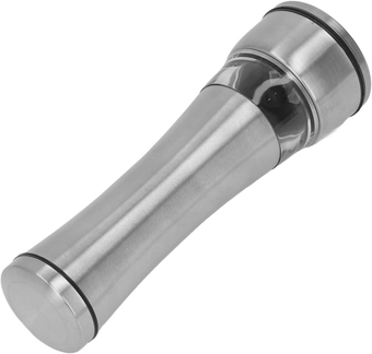 Coarseness Manual Spice Mill Kitchen Salt Pepper Mixer for Salt Pepper Herb Spice Mixtures Manual Pepper Grinder,Stainless Steel Adjustablefor Salt Pepper Herb Spice Mixtures (L