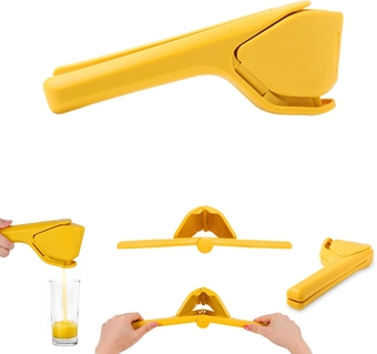 Lemon Fluicer，Citrus Juicer，Manual Lemon Juicer ，Easy Squeeze Lemon Juicer，Citrus Juicer That Folds Flat for Space-Saving Storage Lemon Squeezer with Pivot to Increase Leverage.