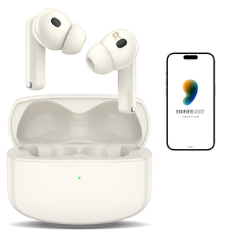 Bluetooth Hearing Aids,  Rechargeable Digital OTC Hearing Amplifier for Seniors with Noise Cancelling, Dual Microphone, Comfortable Fit, Smart App Volume Control