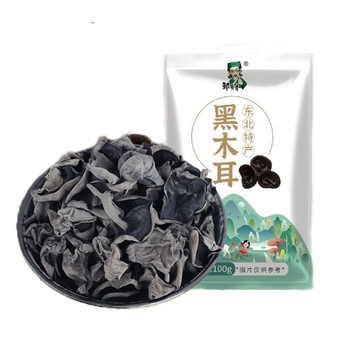 Autumn Wood Ear, Selected Black Fungus, Northeast Specialty Dried Goods, Hot Pot Ingredient 100g/3.5oz 优质秋木耳 火锅食材 (100g/3.5oz)
