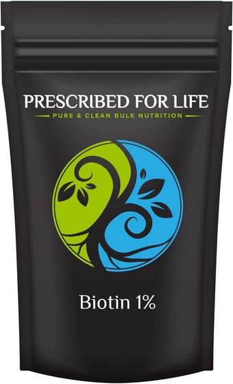 Biotin Powder | Vitamin B7 for Skin, Nail and Hair Health | Vegan, Gluten Free, Non GMO, Soy Free, Kosher | USP Grade Vitamin H (2 oz / 56 g)
