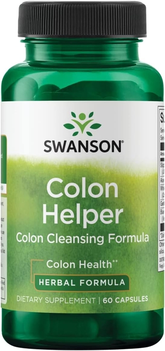 Colon Helper - Promotes Digestive Health Using Vervain, Goldenseal Root, Slippery Elm Bark & More - Herbal Supplement Aiding Healthy Eliminations - (60 Capsules) 1 Pack