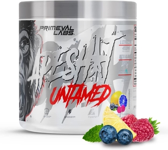 Ape Untamed Pre Workout Energy Drink Powder | Max Support for Pumps & Focus | Nitric Oxide Production Preworkout Energy with L-Citrulline, Beta Alanine, Smashberry 40 Servings