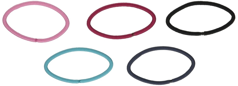 Scunci by  Effortless Beauty Large No-damage Pastel Elastics, Hair Ties for Women and Men, Elastic Hair Ties with Medium Hold, Colors May Vary, 30 Pack