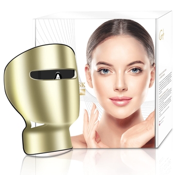 7 Color LED Light Therapy Face Mask with Neck - Red Light Mask for Face and Neck Skincare, Wireless and Lightweight with Anti-Aging and Wrinkle Premium-02