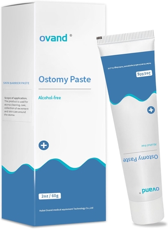Ostomy Paste, Alcohol-Free Skin Barrier Ostomy Paste, Stoma Care Supplies Osotmy Supplies Accessories,Ostomy Bag Protect Skin Barrier Adhesive & Filler-2.1 Ounce Tube