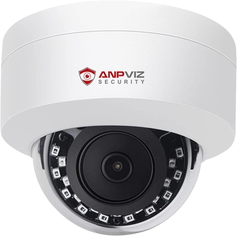 5MP PoE IP Dome Camera with Audio/Microphone IP Security Camera Outdoor Night Vision 98ft Waterproof IP66 Indoor Wide Angle 2.8mm 24/7 Recording Motion Detection Alert NDAA Compliant (U Series)
