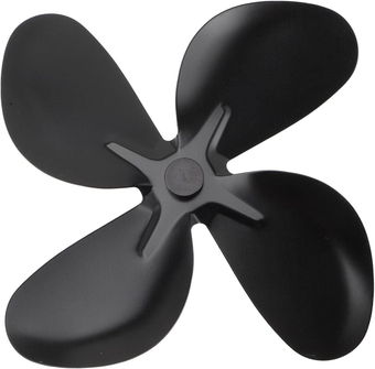Doorway Fans to Move Heat Wood Burner Fans Compact Fan Heat Powered Fireplace Fan Accessory Pellet Fan Blade Wall Fire Grates for Open Fires Aluminum Alloy Stove Metal