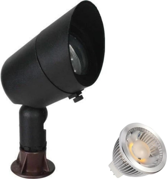 Outdoor Landscape Lights. Cast Aluminum, 12V Low Voltage . Landscape  & Accessories, LED Light. Black
