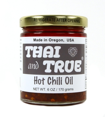 THAI AND TRUE Hot Chili Oil, 6 OZ