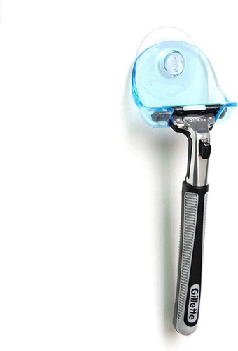 Razor Holder for Shower Wall Razor Holder Hook for Razor | Clear Shaver Holder for Storage Grips Suction Razor Holder for Men | Transparent Shower Razor Holder Suction, Womens Razor Shower Holder