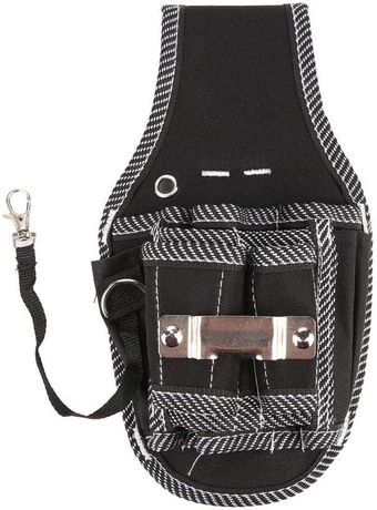 Tool Organizer Waist Pocket,Electrician Tool Waist Bag,Tool Pouch,with Multiple Separate Sleeves,Strong Stitching On The Edge,for Holding Screwdrivers, Pliers, Electric Knife and Other Tools