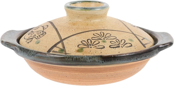 Earthenware Pot Ceramic Pot Korean Cooking Bowl 18cm Ceramic Stoneware Stockpot Japanese Sumi Kannyu Donabe Clay Pot Porcelain Casserole Pot Earthenware Pot Clay Cooking Pots Ceramic Pot
