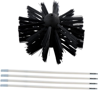 1 Set Nylon Chimney Brush Dryer Lint Brush Stove Pipe Brush Power Dryer Vent Cleaner Creosote Remover Dryer Hose Brush Kitchen Cleaning Tools Electric Dryers Vacuum Cleaning Brush