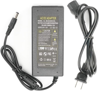 Power Adapter 24V 2A, AC100-240V to DC24V Transformers,Power Supply for LED Strip Light,Wireless Router,ADSL Cats,Security Cameras,