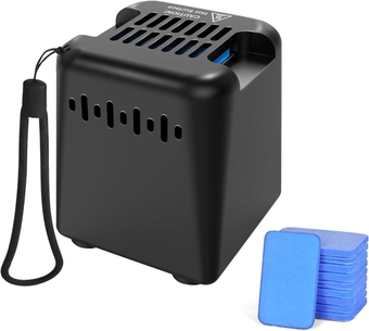 Mosquito Repellent Outdoor Patio, Rechargeable Mosquito Repeller Indoor with 20' Mosquito Protection Zone, Includes Mosquito Repellent Refills, DEET-Free, for Home Camping
