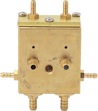 Dental Chair Unit Valve with 8 Connections, Copper Material, Easy to Install, Simple Operate, Robust and Reliable, Accurate Operation, for Clinic