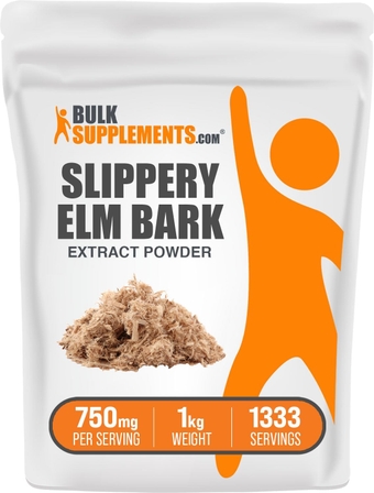 Slippery Elm Bark Extract Powder - Ulmus Rubra, Slippery Elm Supplement, Slippery Elm Powder - for Urinary Tract Health, Gluten Free, 750mg per Serving, 1kg (2.2 lbs)