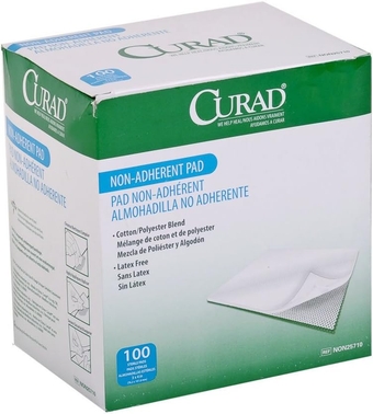 CURAD Sterile Non-Adherent Dressing Pads, 3" x 4", Perfect for Wound Care, Pack of 1200