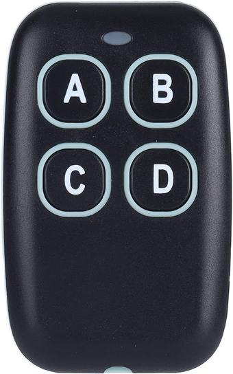 4‑Key Copy Remote Controller Metal Clone Remotes Auto Copy Duplicator, Learning Remote Control Fob Portable Universal Wireless Remote Control Fob for Car Garage Door