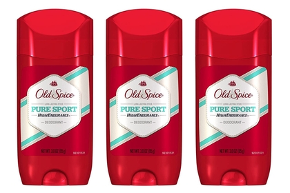 Deodorant for Men Pure Sport Scent High Endurance 3 Ounce (Pack of 3)