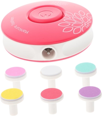 2pcs Electric Grinding Nail Electric Nail Cutter Trimmer Battery Electric Nail File Drill Nail Polisher Newborns Nail File Safe Nail Clippers Nail Drill Care Abs Baby