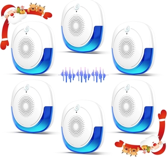 Upgraded Ultrasonic Pest Repeller 6 Packs, Indoor Mosquito Repellent, for Rodent, Roach, Mouse, Bugs, Mice, Spider, Electronic Plug in Pest Control for House, Garage, Warehouse,Hotel