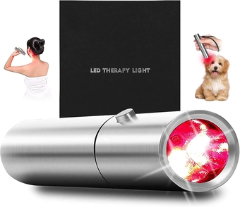 Red Light Therapy Device Torch Powerful Infrared Light Therapy Red Light Therapy for Body & Face Natural Pain Relief for Neck Shoulder Knees Joint Muscle Near Infrared Light 630nm 660nm 850nm