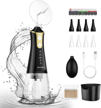 Ear Wax Removal,  Wush Ear Cleaner, Ear Cleaning Kit with 4 Cleaning Modes, Safe & Effective Ear Irrigation Flushing System for Earwax Buildup, Ear Wax Removal Tool with Basin and 8 Tips