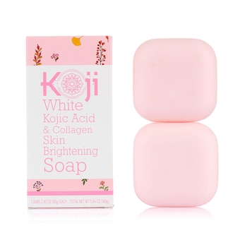 c Acid & Collagen Skin Brightening Soap for Face & Natural Glowing Skin - Moisturizer, Body Cleansing Bar, Reduce the Appearance of Wrinkles, Vegan, Paraben-Free, 2.82 oz (2 Bars)