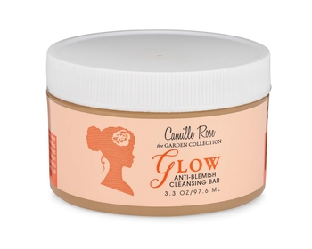 Glow Cleansing Bar | Anti-Blemish Facial Bar | Gentle Face Wash Bar to Exfoliate and Moisturize| Treats Acne Breakouts and Blemishes 3.3 oz