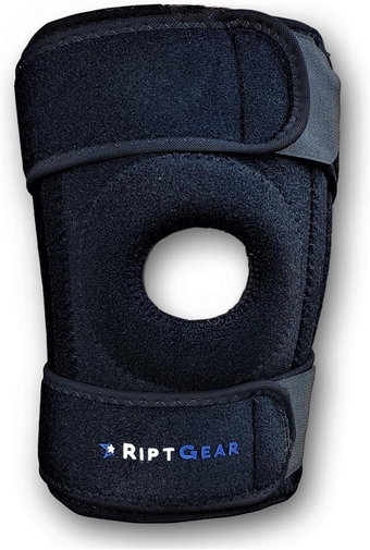 Open Patella Knee Brace with Adjustable Side Straps - Designed to Reduce Pressure on Knee Cap