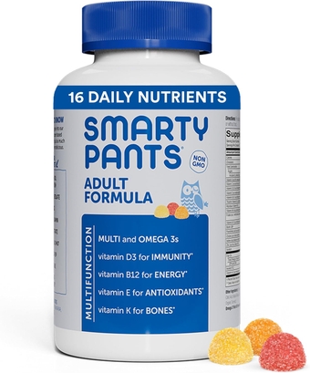 Multivitamin for Men & Women: Multivitamin Gummies with Vitamin D3, C, Vitamin B12, B6, Vitamin A, K & Zinc, Omega 3 Fish Oil (EPA/DHA), Gluten Free, 180 Count (30 Day Supply)