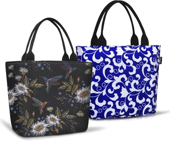 Lunch Bag Women Tote Bag Leakproof Beach Cooler Insulated Lunch Box for Women Girls Adults Lunch Bags Reusable Lunch Pack