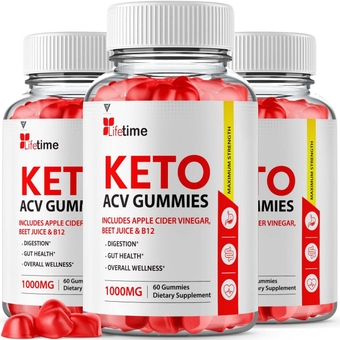 (3 Pack) Lifetime Keto Plus ACV Gummies Advanced Weight Loss AVC, Life Time Keto ACV Gummies Apple Cider Vinegar Belly Support Fat Folate Beetroot Booster Diet (180 Gummies)
