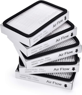 5 Pack Kenmore EF-2 86880 Exhaust Vacuum HEPA Filters. Compare to Replace Sears Kenmore Part # 20-86880 (86880), 40320, EF2, 610445. Also Replaces Panasonic MC-V194H
