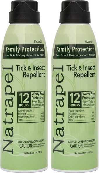 Tick & Insect Repellent Eco-Spray - Bug Spray with 20% Picaridin - Family Protection Against Mosquitoes, Ticks & More - Up to 12 Hours of Protection - 6 oz (2 Pack)