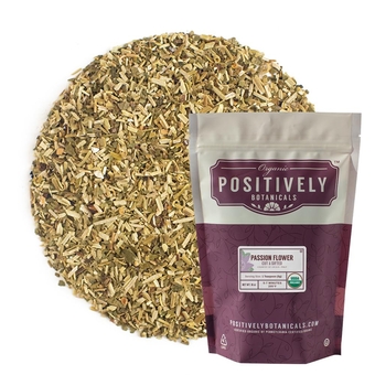 Organic Positively Botanicals Company, Passion Flower, Loose Leaf Botanical, 16 Ounce