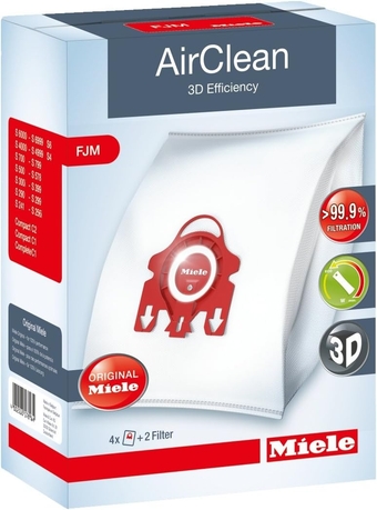 Original AirClean 3D FJM Vacuum Cleaner Bags
