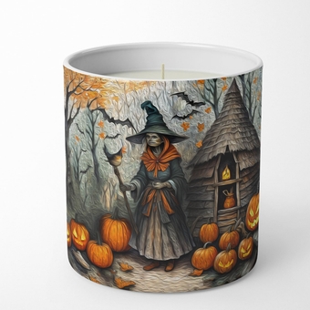 DAC2220CDL Slavic Witch Spooky Halloween Decorative Soy Candle Nature Soy Wax Essential Oil Home Decor Ideal for Bedroom Kitchen Bath Office Gift, 10 oz