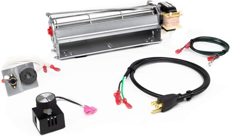 GFK4 GFK4A FK4 Fireplace Blower Kit for Heatilator, Majestic, CFM, Vermont Castings, Monessen, Rotom HB-RB74K R7-RB74K | Ball Bearing, Quiet, High Air Flow