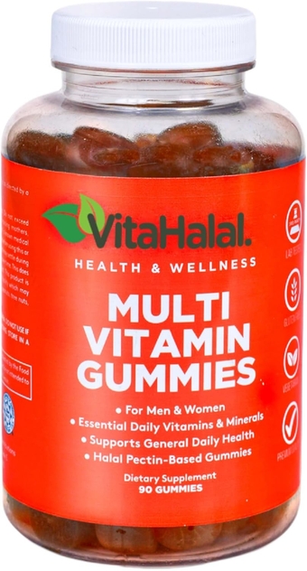 Multivitamin Gummies Daily Adult Gummy Vitamins for Men & Women - 90 Gummies - Nutritional Support with 13 Essential Vitamins and Minerals Made in USA