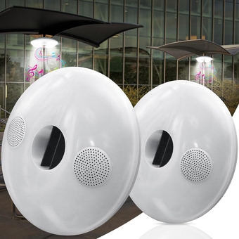 Patio Umbrella Light with Blueoth Speaker,Blueoth Umbrella Light with Speakers Outdoor Parasol Light LED,Patio Garden Backyard Decor Beach Umbrella Light Camping Tents Light (2 pcs)