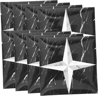 20pcs Peel and Stick Floor Tiles Peel and Stick Flooring for Bathroom Floor Tile Stickers Vinyl Floor Tiles Stick and Peel Tile Floor Marble Tile Applique Brick 4X PVC