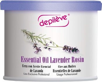 Strip Wax for Hair Removal -Lavender Rosin wax 14 oz -Full Body Wax -Ideal for Delicate, Sensitive Skin