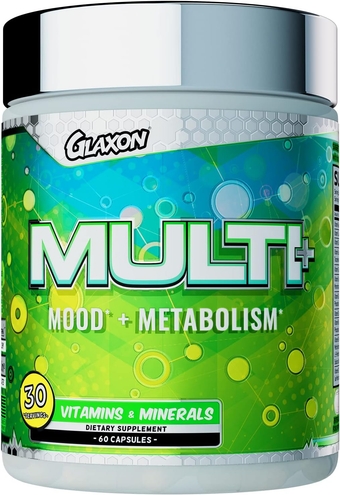 Daily Multivitamin for Men and Women with Antioxidants and Cognitive-Boosting Mushroom Blend, Micronutrients Supplement for Energy and Well-Being, 30 Servings