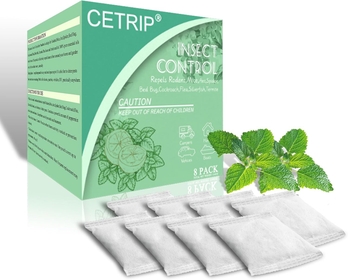 CETRIP 8 Pack Insect Repellent,Spider Repellent for House Indoor,Ant Repellent Indoor,Peppermint Pest Repellents, Indoor Pest Control,Repels Rodent,Mice,Spider,Ants,Cockroach,Bed Bug