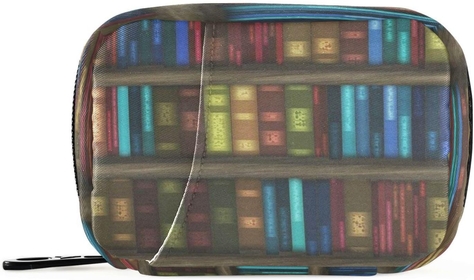 Weekly Pill Organizer Bookshelves Pill Cases Bag Portable Pill Container 7 Days Pill Box Vitamin Supplement Holder with Zipper for Travel Business Camping